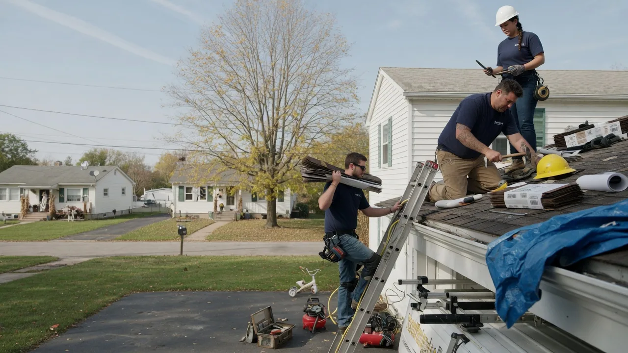 Local Roofing Contractors in Thomasboro, IL near me